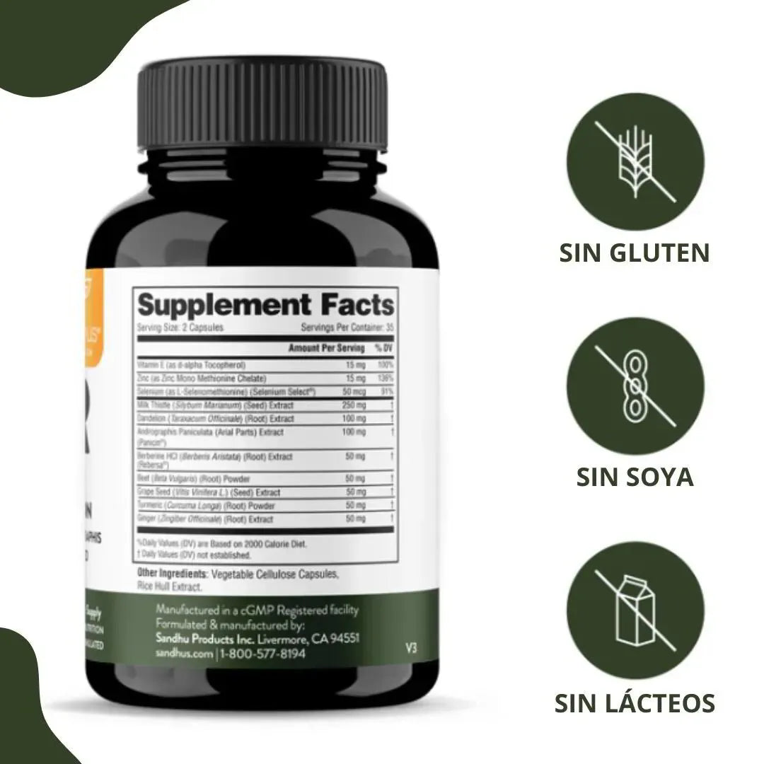 Liver Cleanse – Tu aliado natural para un hígado saludable y más energía diaria