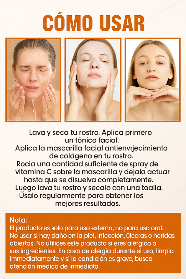 Kit Facial Premium Eelhoe™: Rejuvenece tu piel con Colágeno y Vitamina C