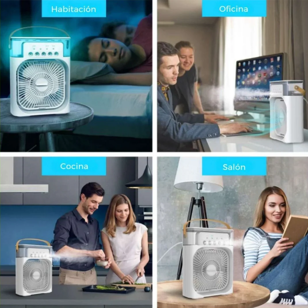 Mini Aire Portátil AquaFresco™: Refrescá Tu Espacio al Instante