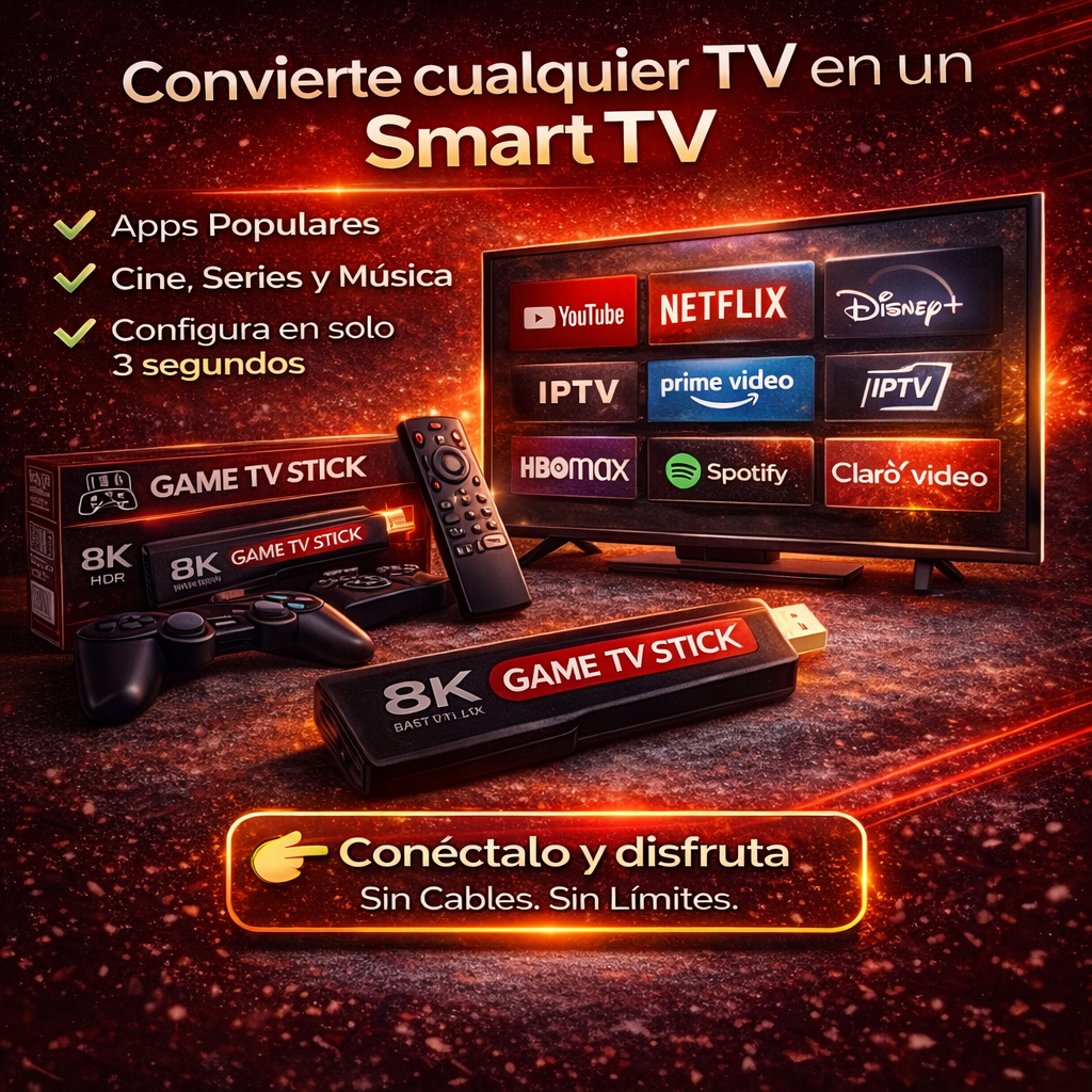 GameStick 8K Max - Consola De Videojuegos