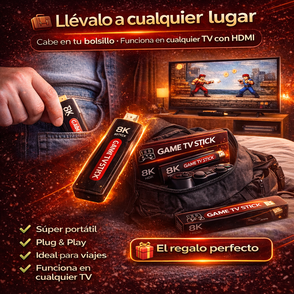 GameStick 8K Max - Consola De Videojuegos