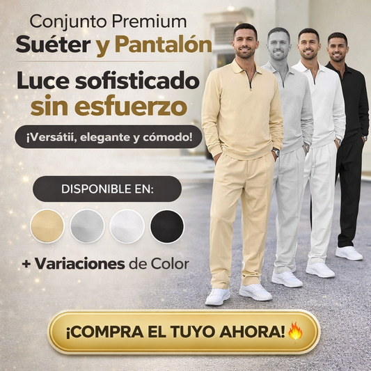Conjunto Premium Sueter y Pantalon: Elegancia y Comodidad en un Solo Outfit