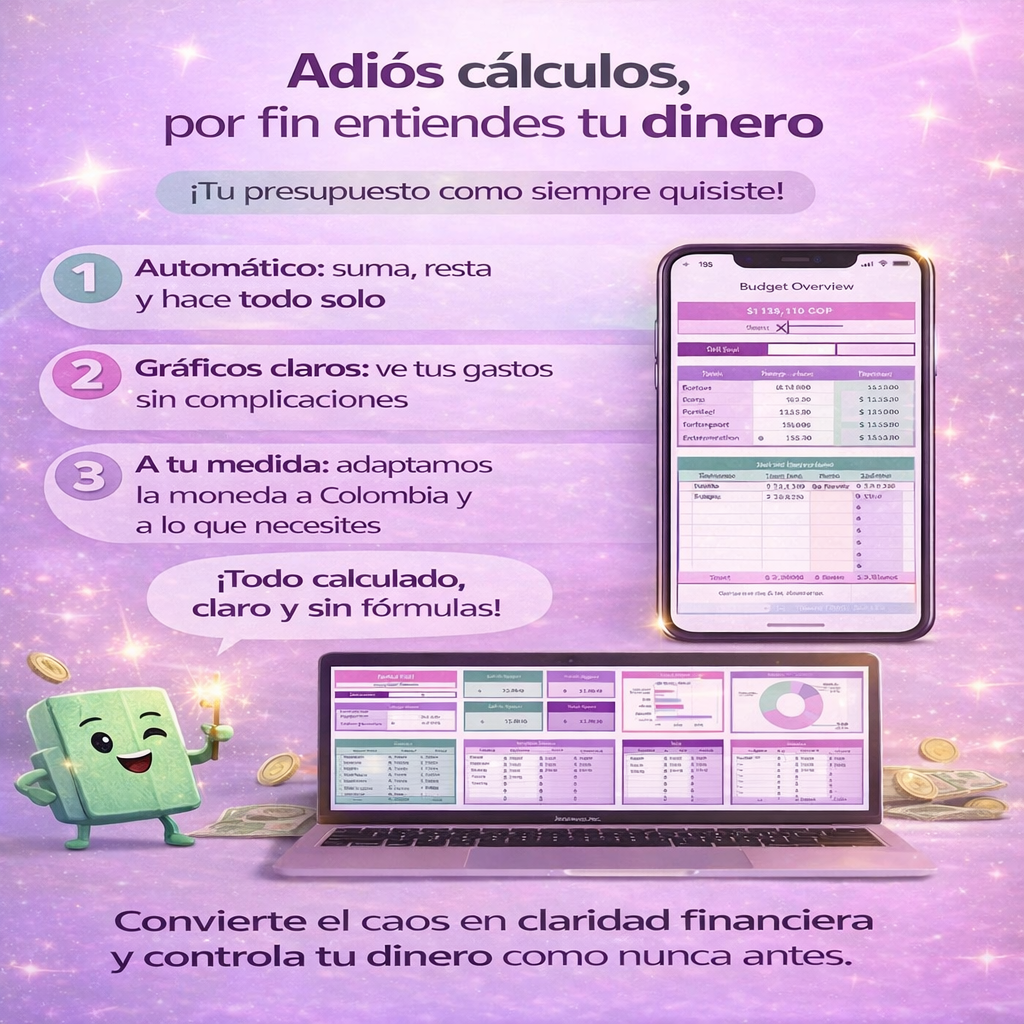 Controla Tu Dinero – Presupuesto Mensual en Excel