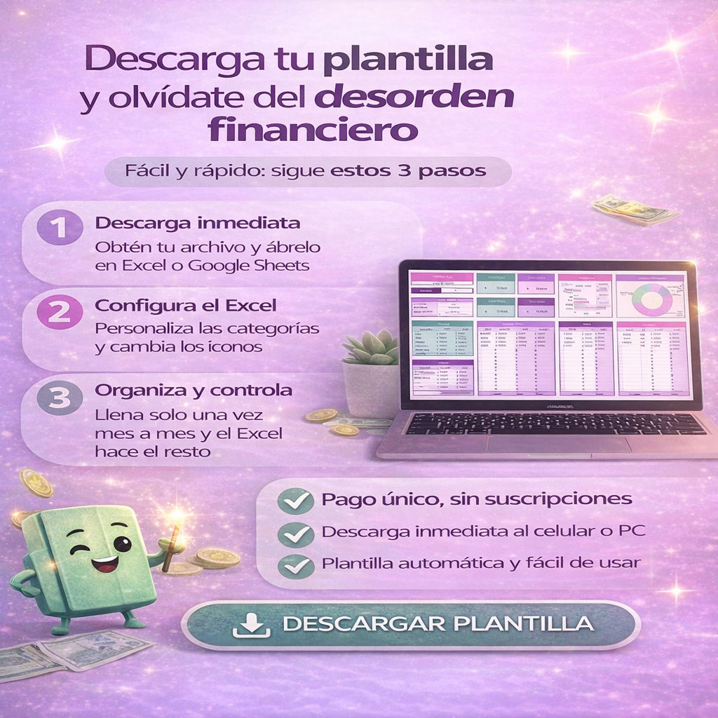 Controla Tu Dinero – Presupuesto Mensual en Excel