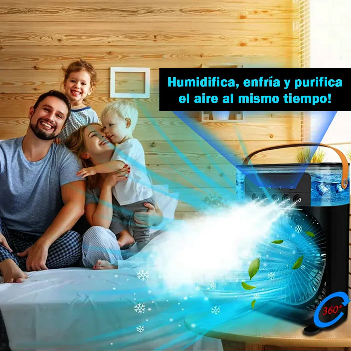 Mini Aire Portátil AquaFresco™: Refrescá Tu Espacio al Instante