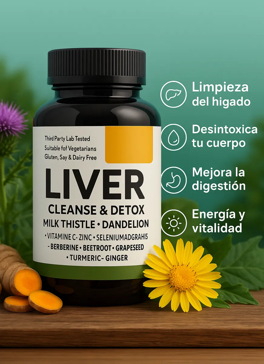 Liver Cleanse – Tu aliado natural para un hígado saludable y más energía diaria