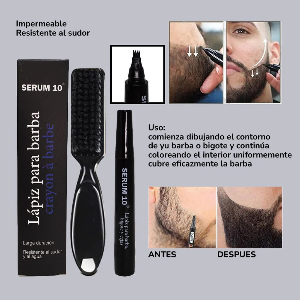 Oferta 2x1 - Barbax Pro ™ Lápiz Barba y Cejas