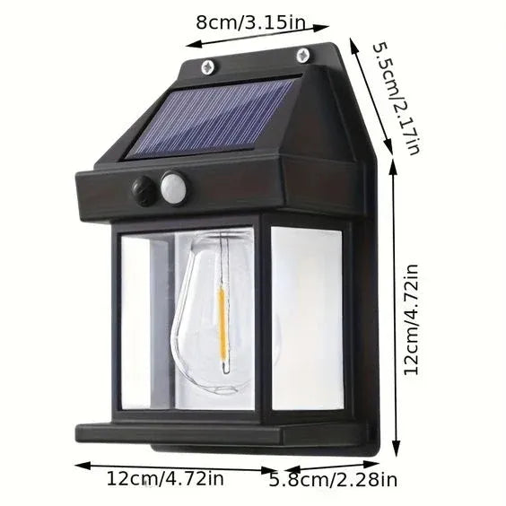 2x1 - Lámpara Solar de Pared 100 LED – Iluminación sin cables y sin cuentas