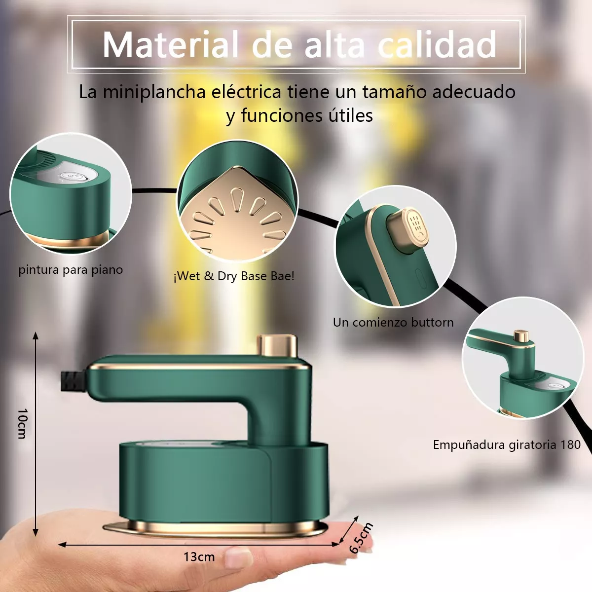 VaporFix™ - Plancha a Vapor Portátil: Adiós a las Arrugas en 30 Segundos