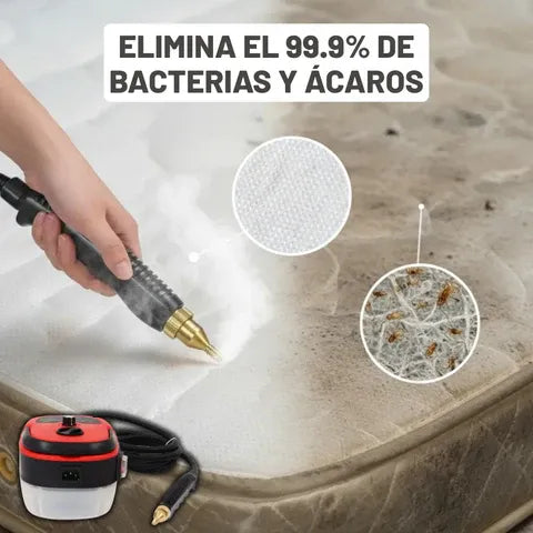 Vapor Pro— Limpieza profunda en minutos, sin químicos