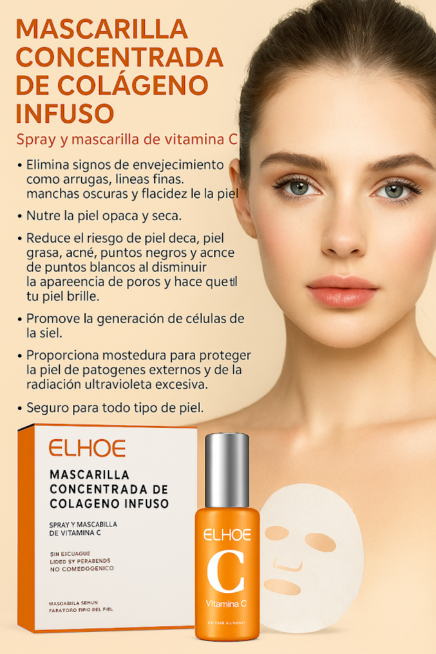 Kit Facial Premium Eelhoe™: Rejuvenece tu piel con Colágeno y Vitamina C